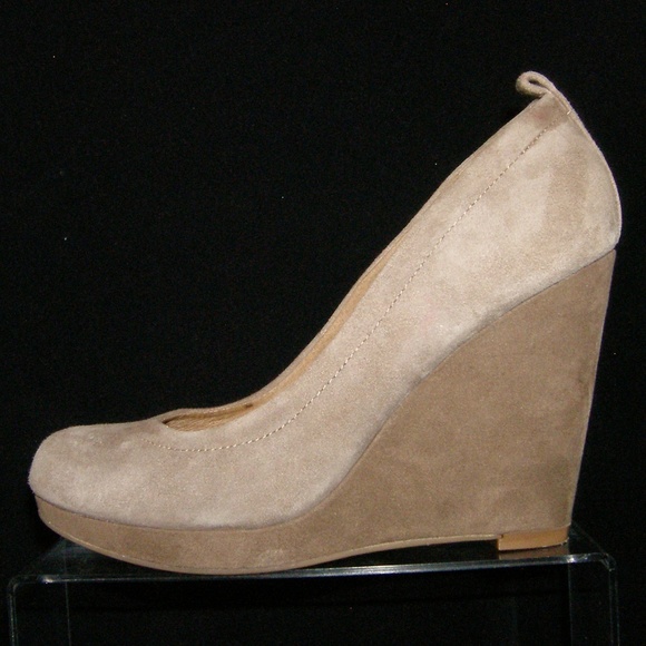 ALDO Odelinia brown suede platform wedges 8 EU38.5 - Picture 7 of 8